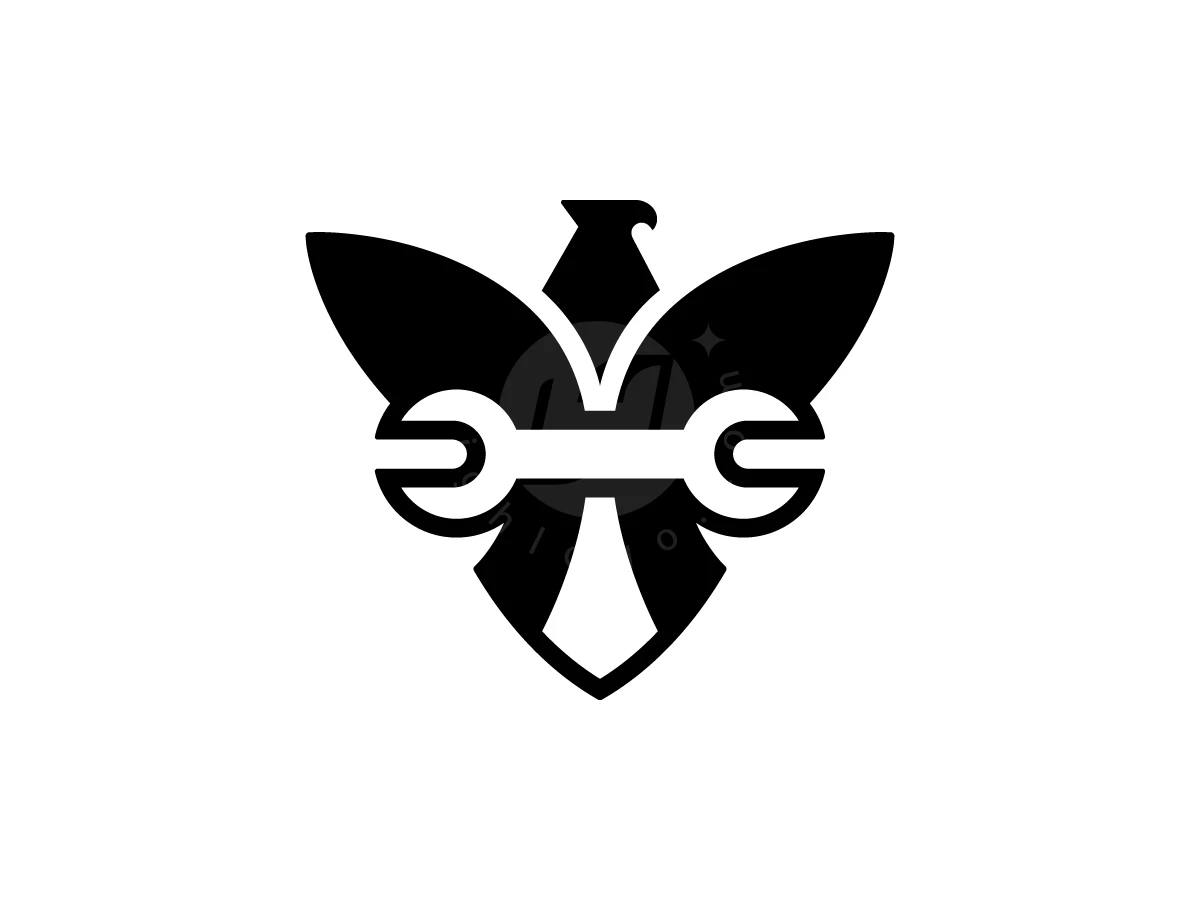 Eagle Bird With Wrench Logo - Animal Logo design by Muhamad Adek for sale on Highlogo