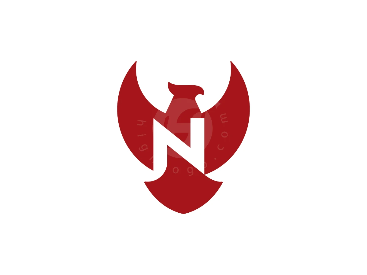 Letter N With Eagle Logo - Animal Logo design by Muhamad Adek for sale on Highlogo