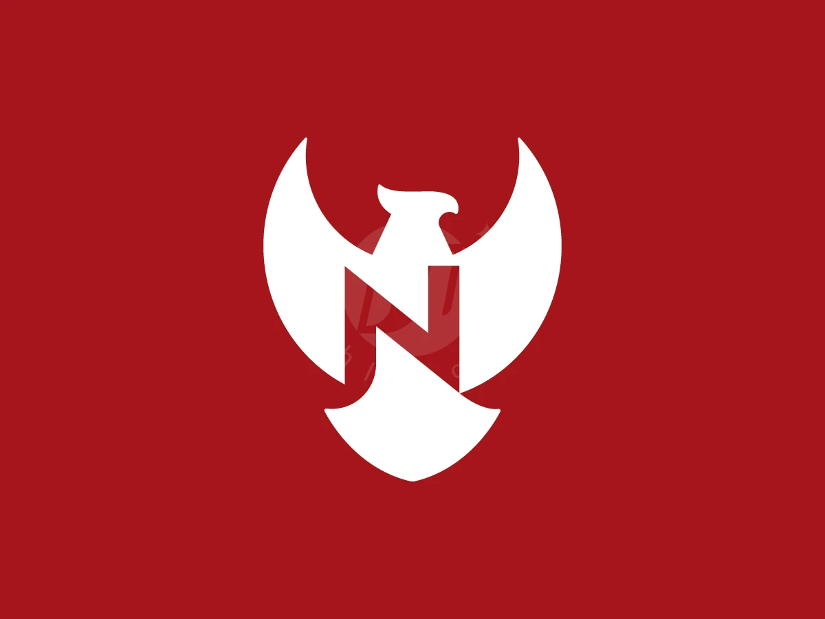 Letter N With Eagle Logo - preview 1