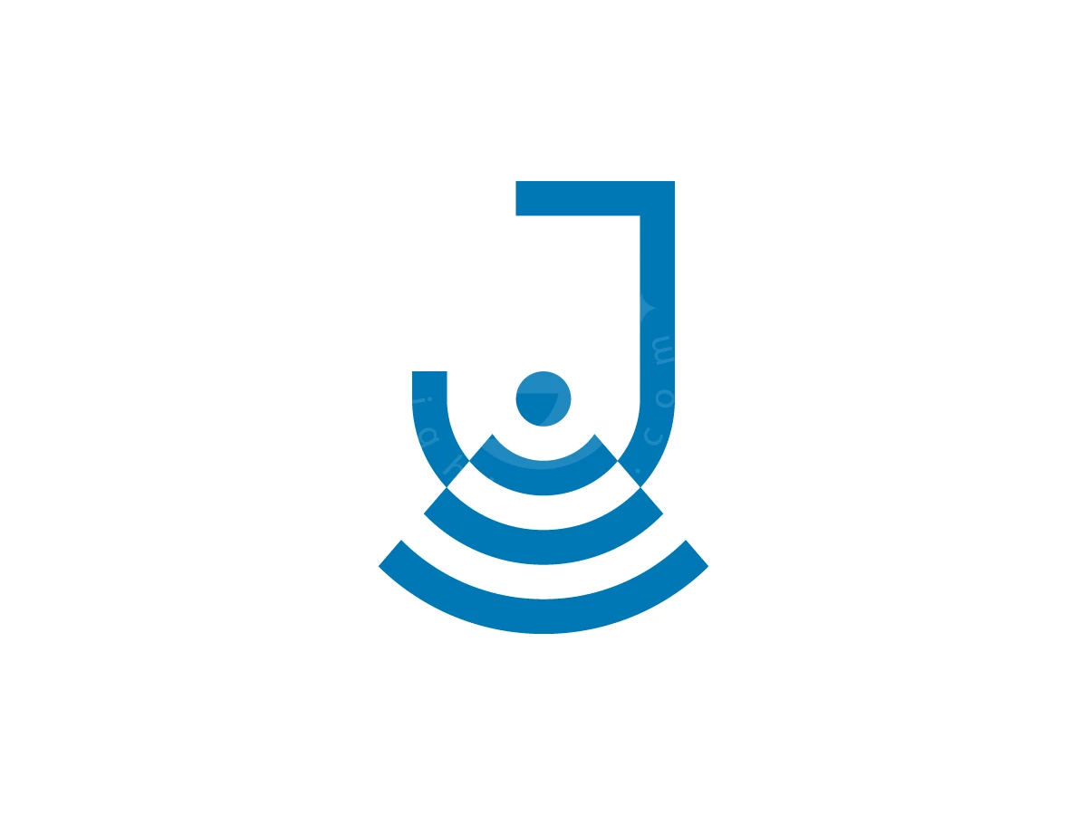 Letter J With Wifi Network Logo - Technology Logo design by Muhamad Adek for sale on Highlogo