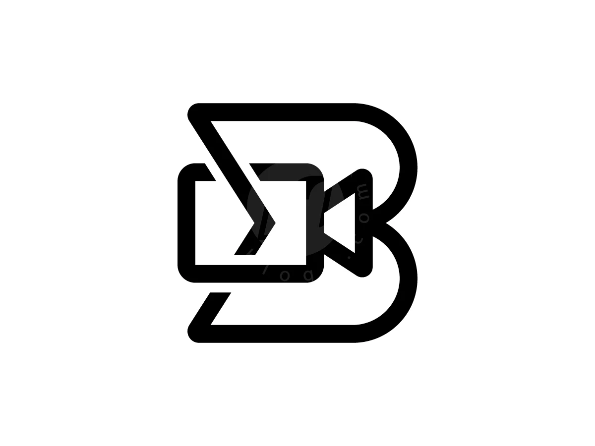 Letter B With Camera Logo - Media Logo design by Muhamad Adek for sale on Highlogo