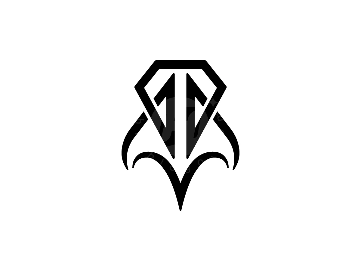 Stingray With Luxury Diamond Logo - preview 1