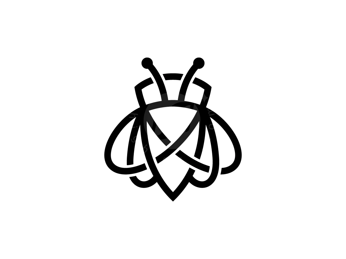 Flying Bee With Shield Logo - Animal Logo design by Muhamad Adek for sale on Highlogo