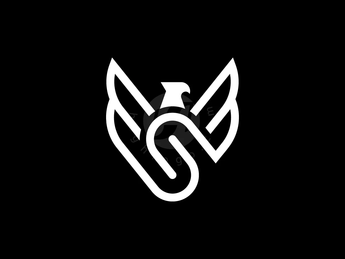 Letter S With Eagle Logo - preview 1