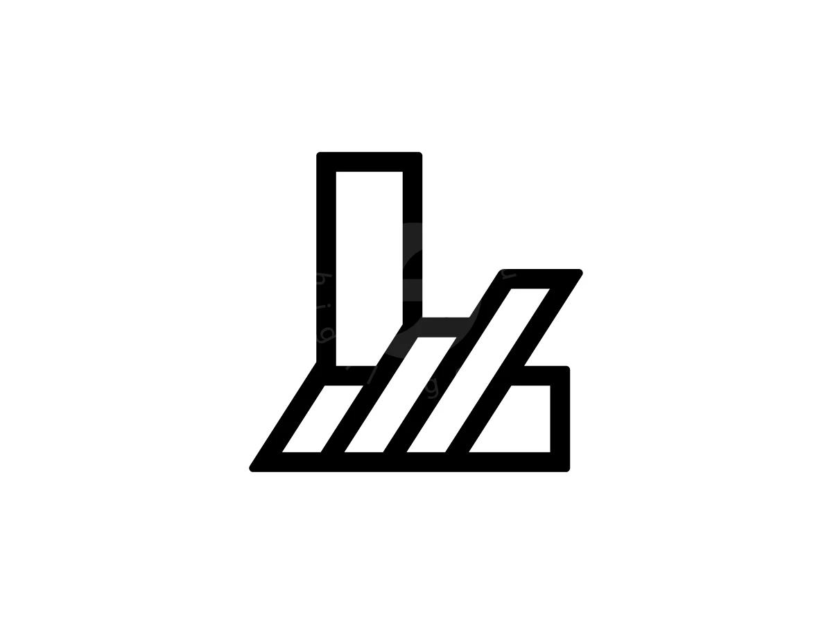 Letter L With Financial Chart Logo - Financial Logo design by Muhamad Adek for sale on Highlogo