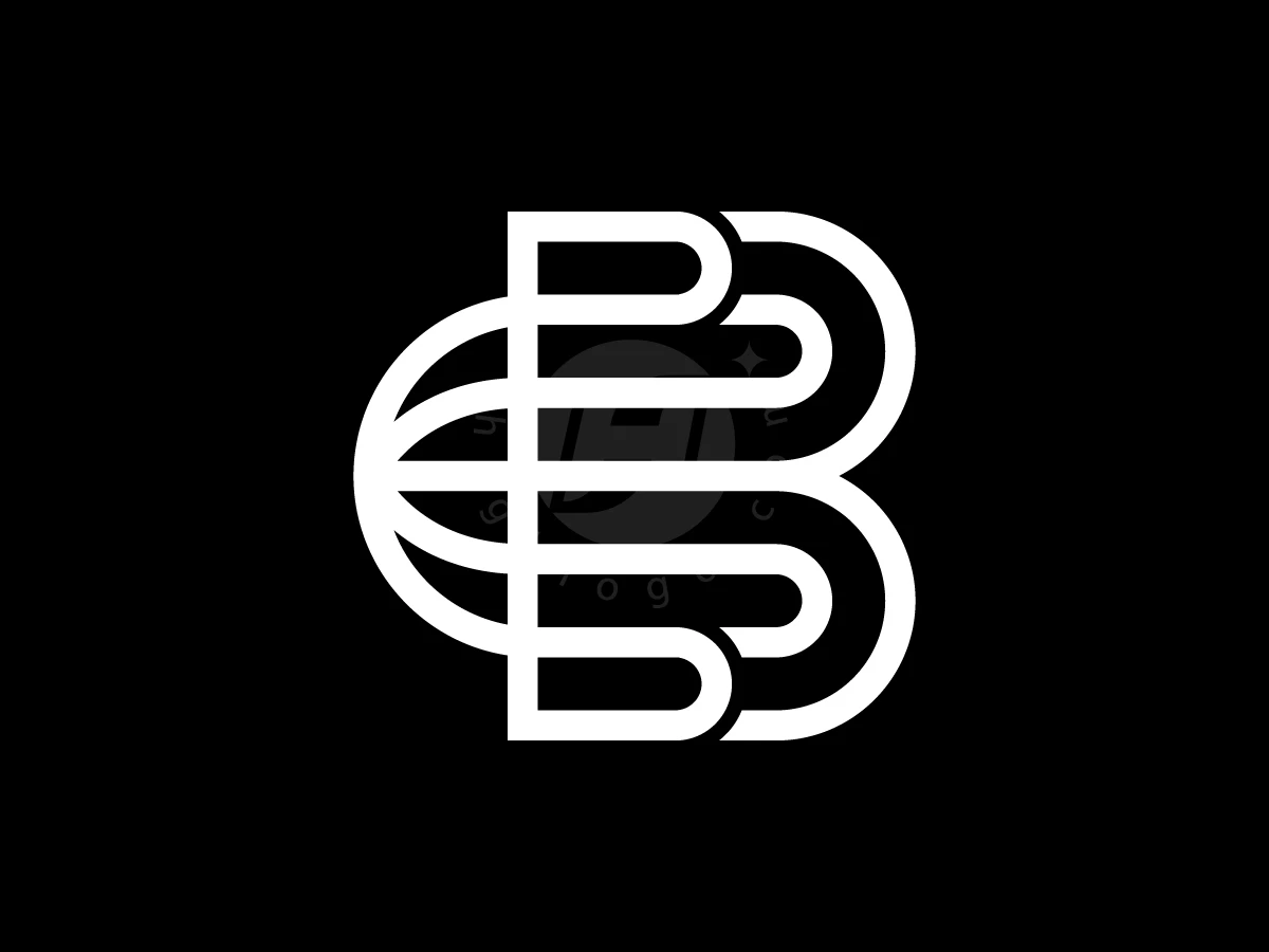 Letter B With Jellyfish Logo - preview 1