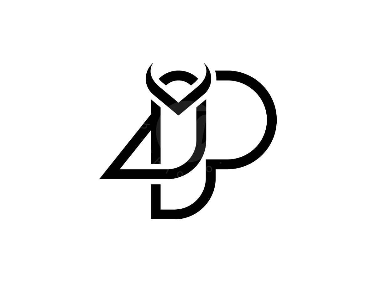 Letter P With Owl Bird Logo - Animal Logo design by Muhamad Adek for sale on Highlogo