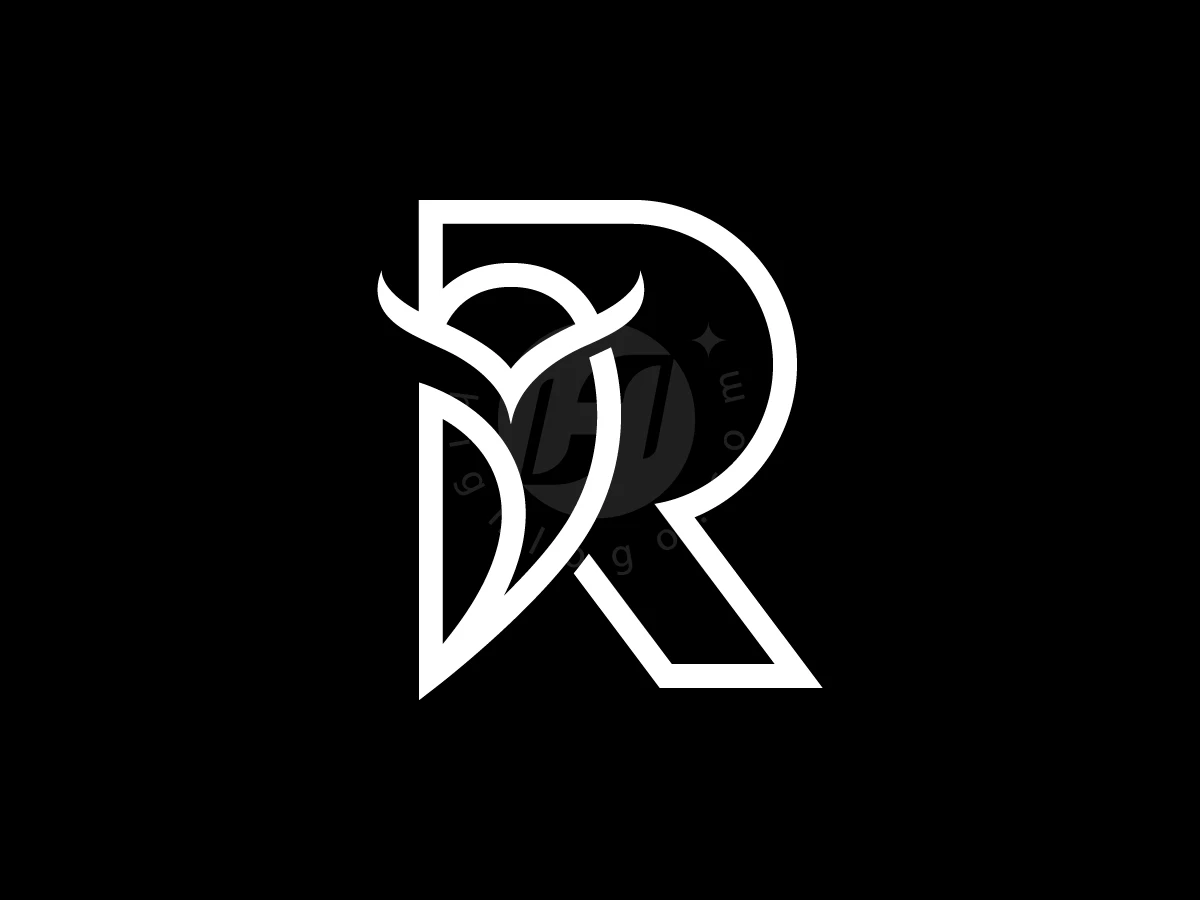 Letter R With Owl Bird Logo - Animal Logo design by Muhamad Adek for sale on Highlogo