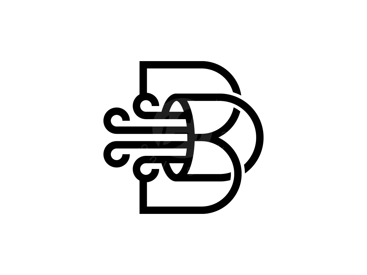 Letter B With Jellyfish Logo - Animal Logo design by Muhamad Adek for sale on Highlogo
