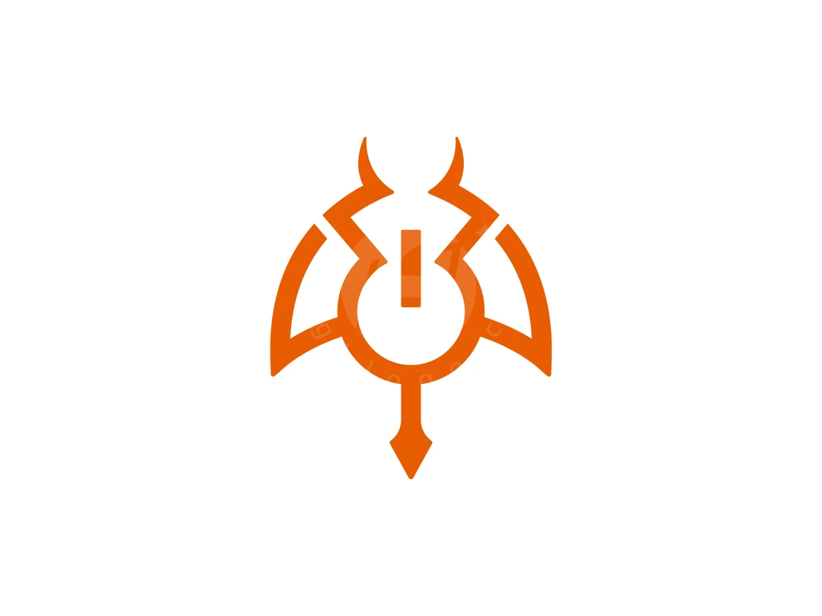 Stingray With Power Button Logo - Animal Logo design by Muhamad Adek for sale on Highlogo
