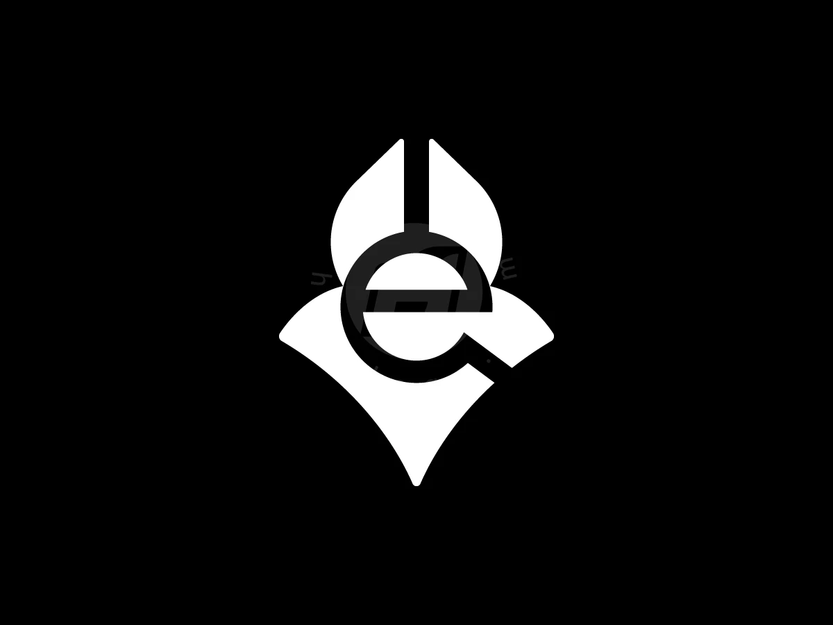 Letter E With Fox Head Logo - preview 1