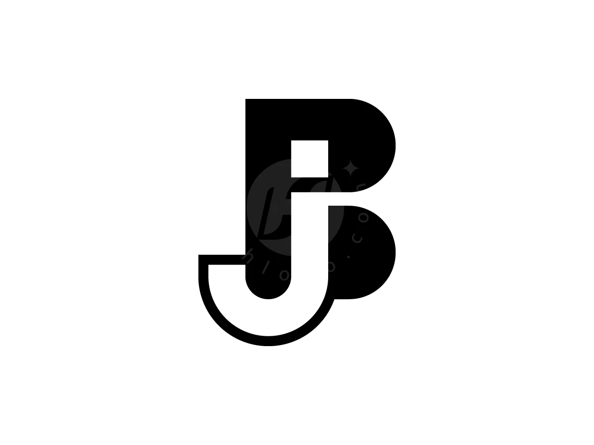 Initial Letter BJ Or JB Logo - Logo Logo design by Muhamad Adek for sale on Highlogo