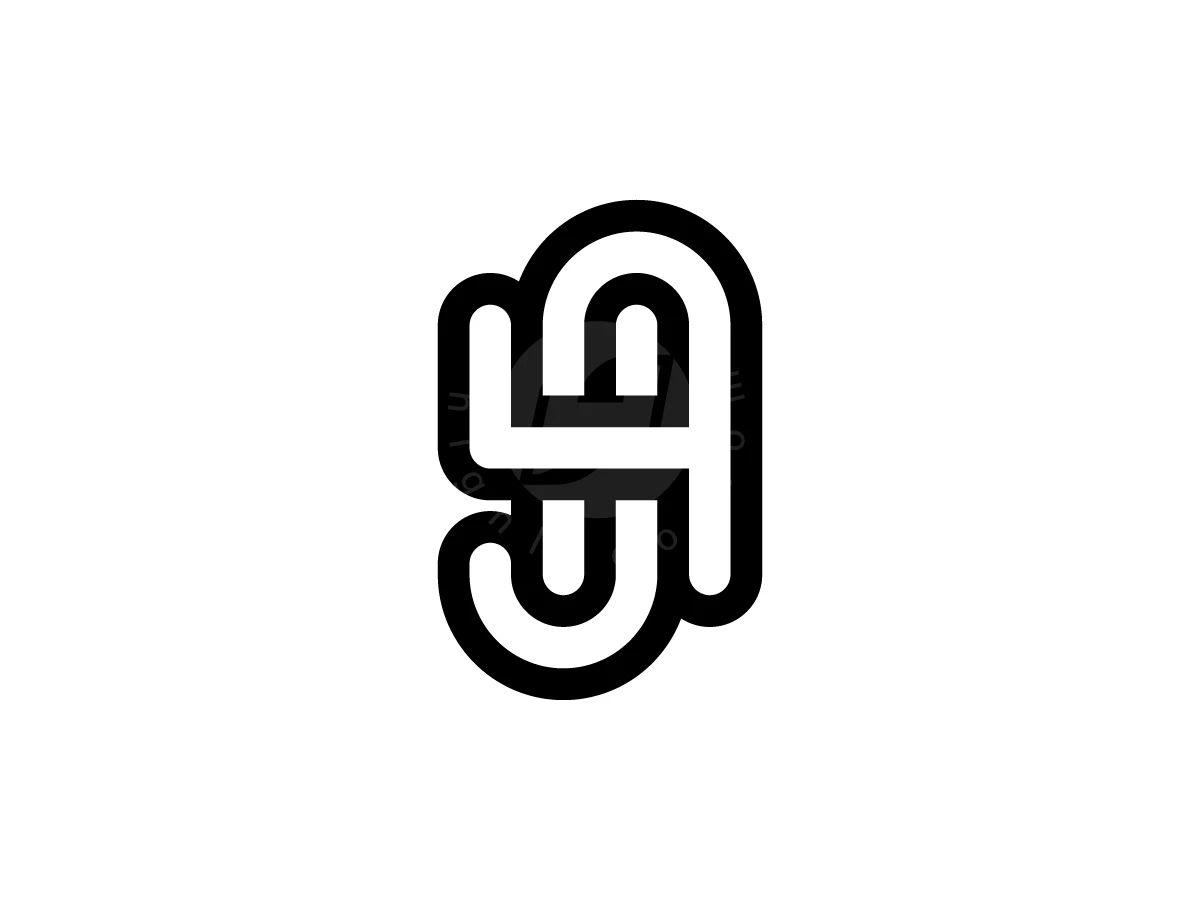 Initial Letter YA Or AY Logo - Logo Logo design by Muhamad Adek for sale on Highlogo
