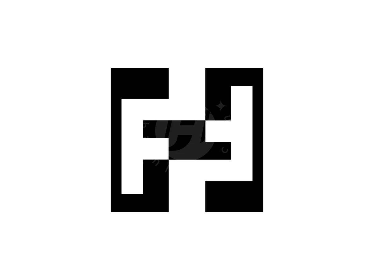 Initial Letter HF Or FH Logo - Logo Logo design by Muhamad Adek for sale on Highlogo