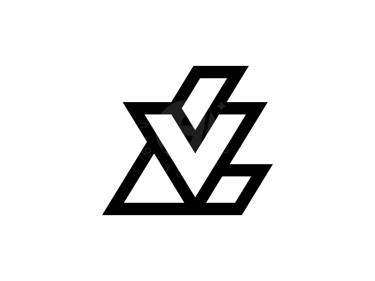 Initial Letter LV Or VL Logo - Logo Logo design by Muhamad Adek for sale on Highlogo