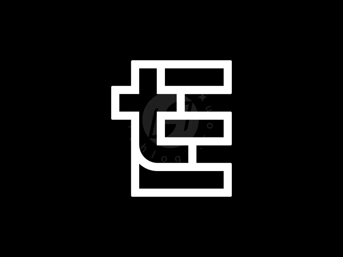 Initial Letter ET Or TE Logo - preview 1