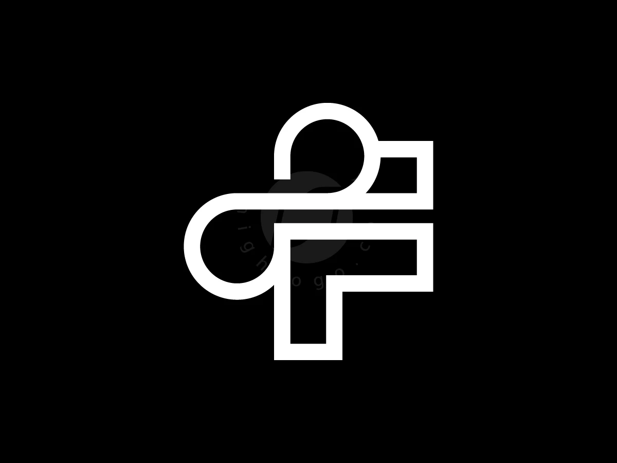 Letter F Infinity Symbol Logo - preview 1