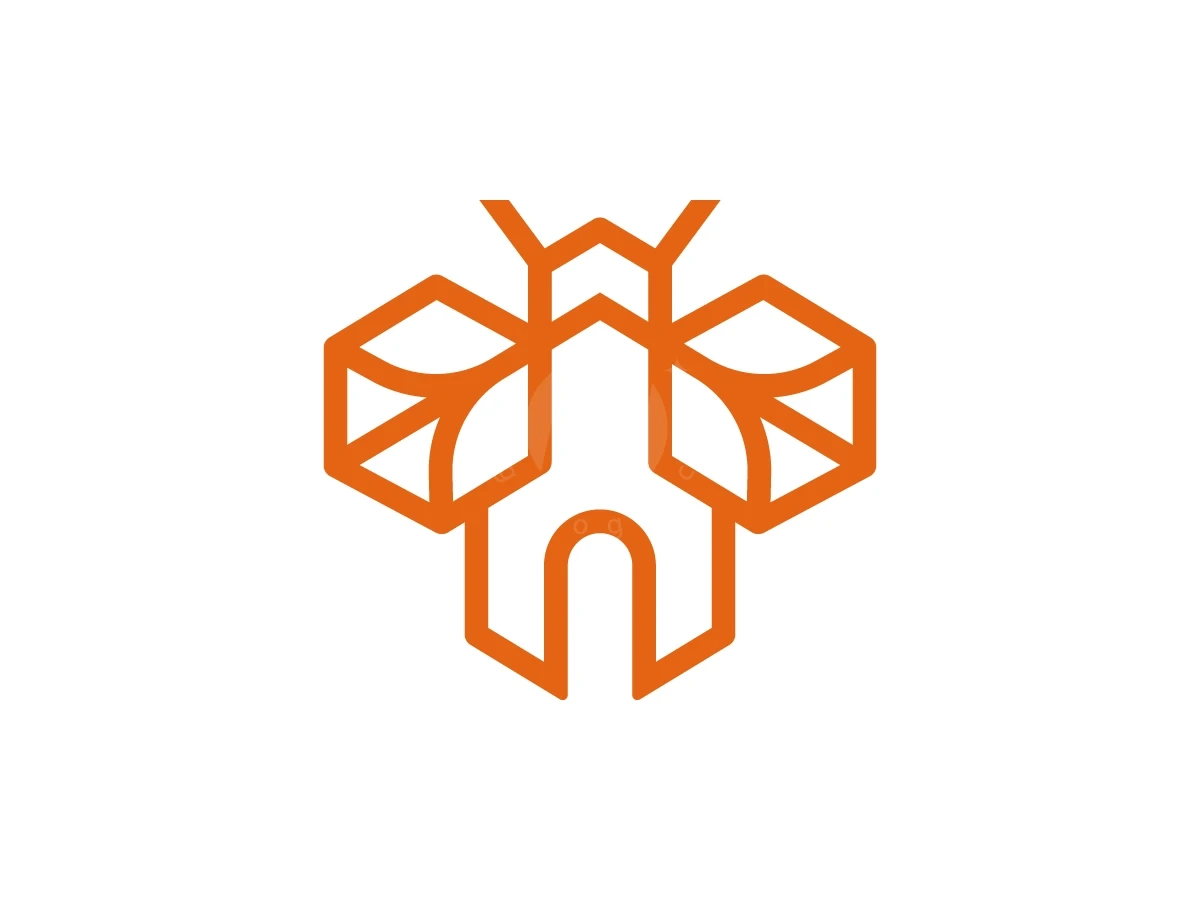 Bee Wrench Logo With A Modern Look - Animal Logo design by Muhamad Adek for sale on Highlogo