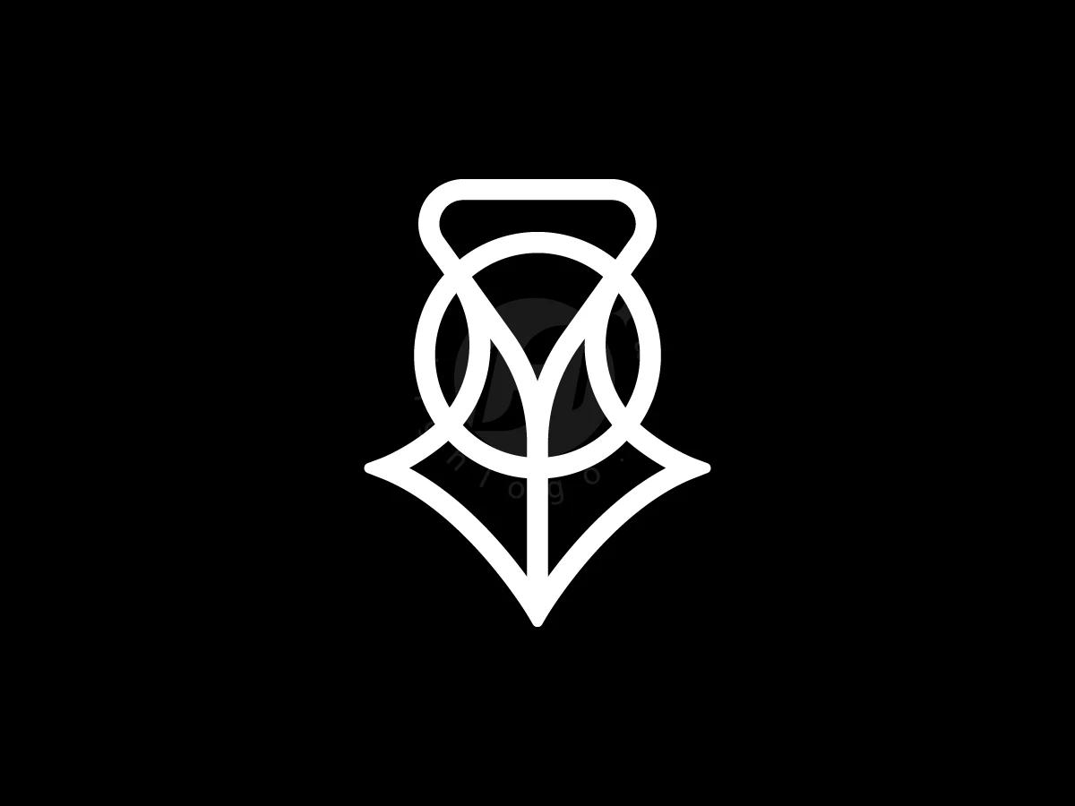 Fox Head Logo With Kettle Bell On Top - preview 1