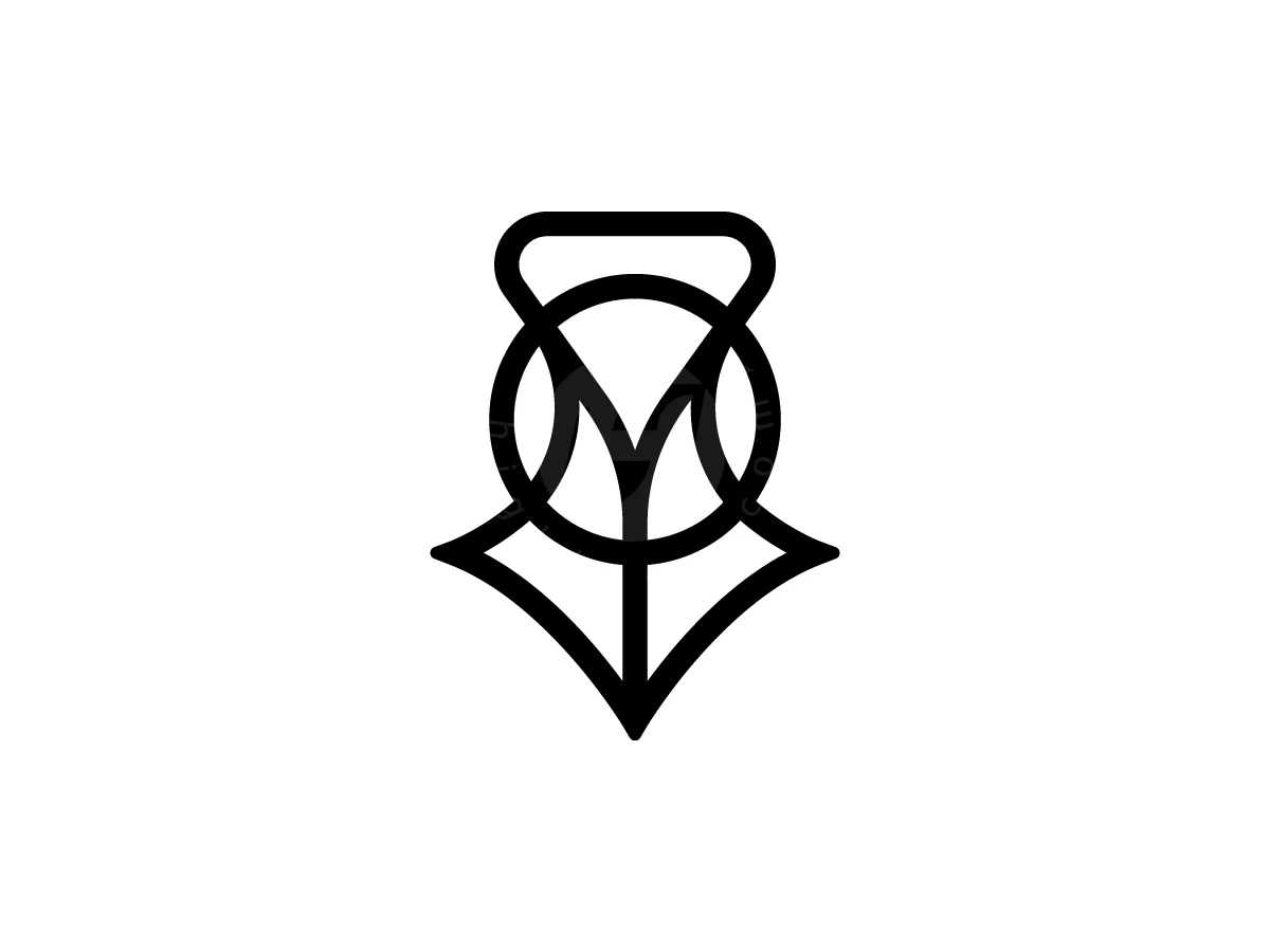 Fox Head Logo With Kettle Bell On Top - Sports Logo design by Muhamad Adek for sale on Highlogo