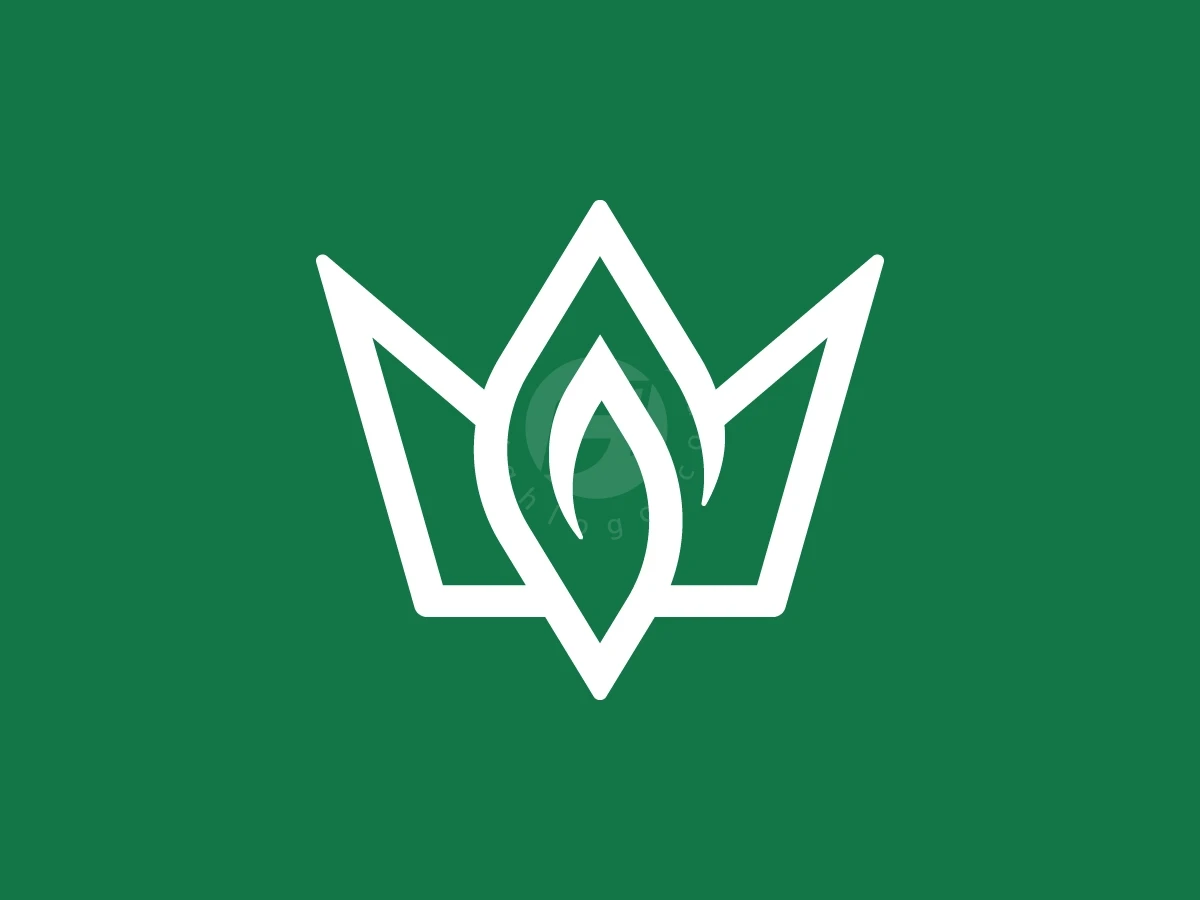 Crown Leaf Logo With A Modern Look - preview 1
