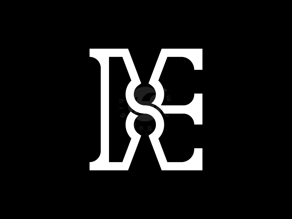 Letter E Keyhole Logo With A Modern Look - preview 1