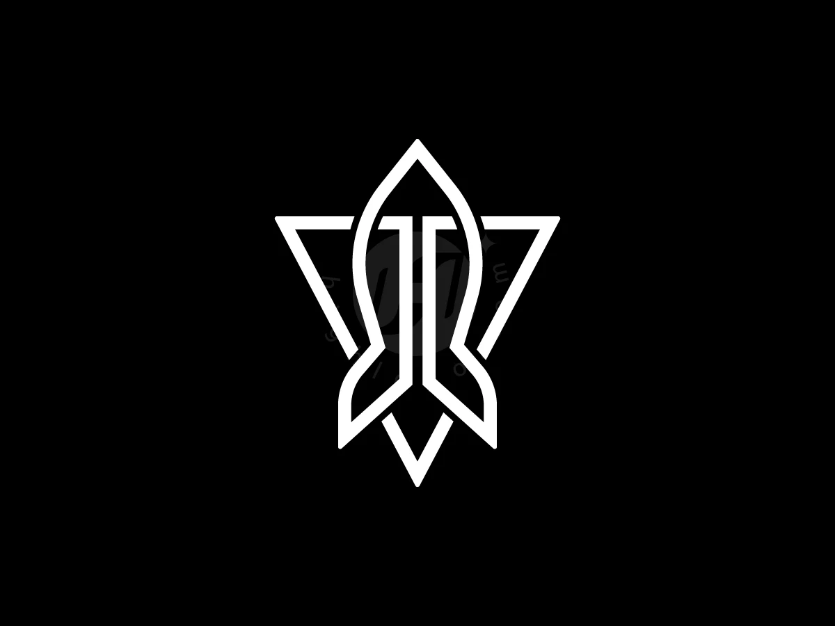 V Letter Logo With A Rocket Inside - Technology Logo design by Muhamad Adek for sale on Highlogo
