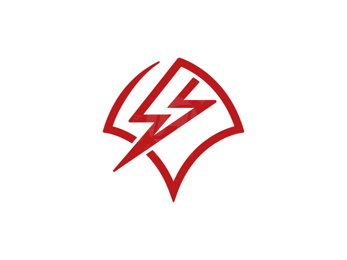 Stingray Logo With Lightning Bolts Inside It - Animal Logo design by Muhamad Adek for sale on Highlogo