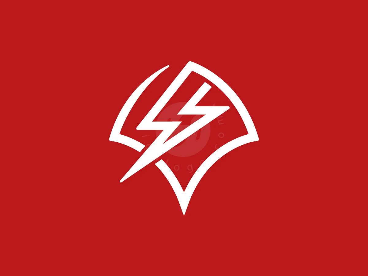 Stingray Logo With Lightning Bolts Inside It - preview 1
