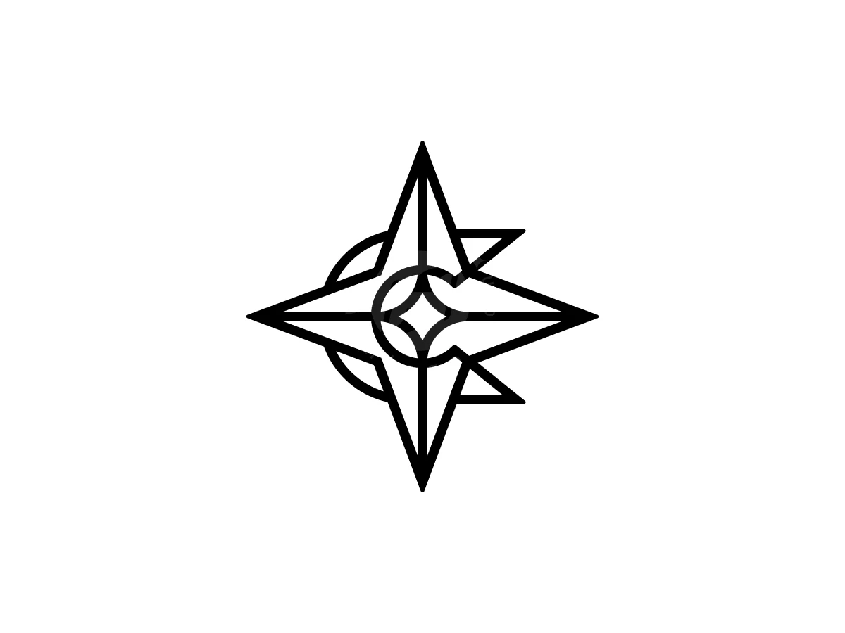 Letter C Compass Logo With A Modern Look - preview 1