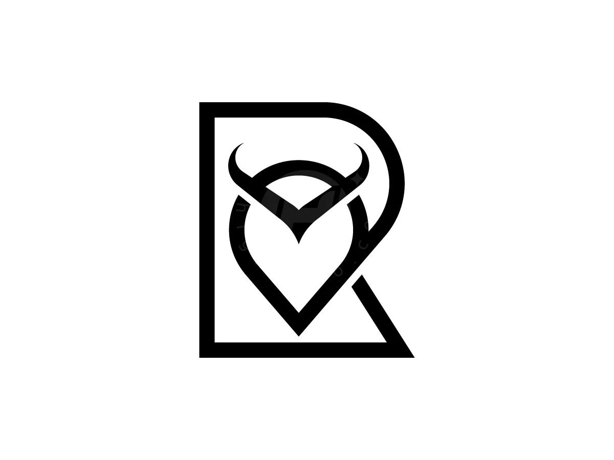 Letter R Logo With A Line That Has An Owl In It - Animal Logo design by Muhamad Adek for sale on Highlogo