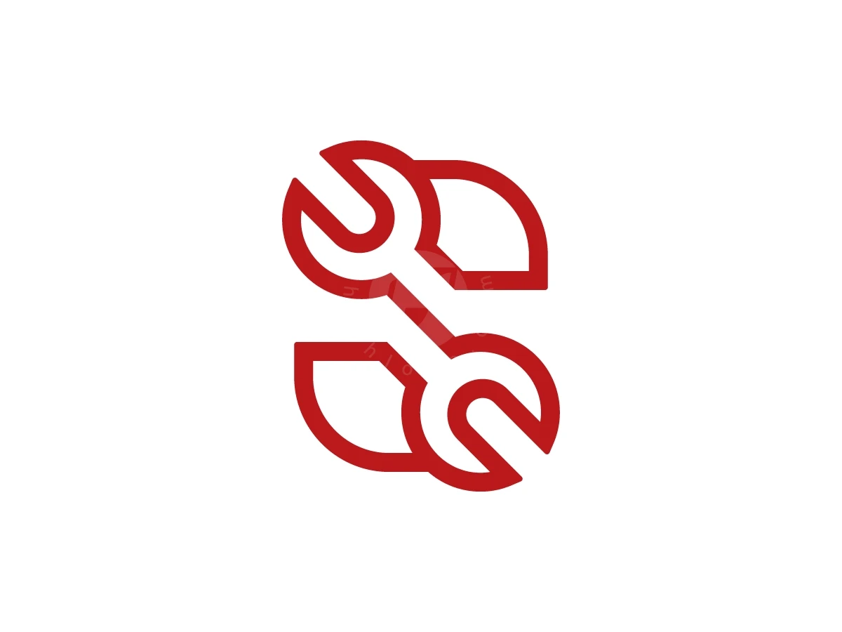 Letter S Wrench Logo With A Modern Look - General Logo design by Muhamad Adek for sale on Highlogo
