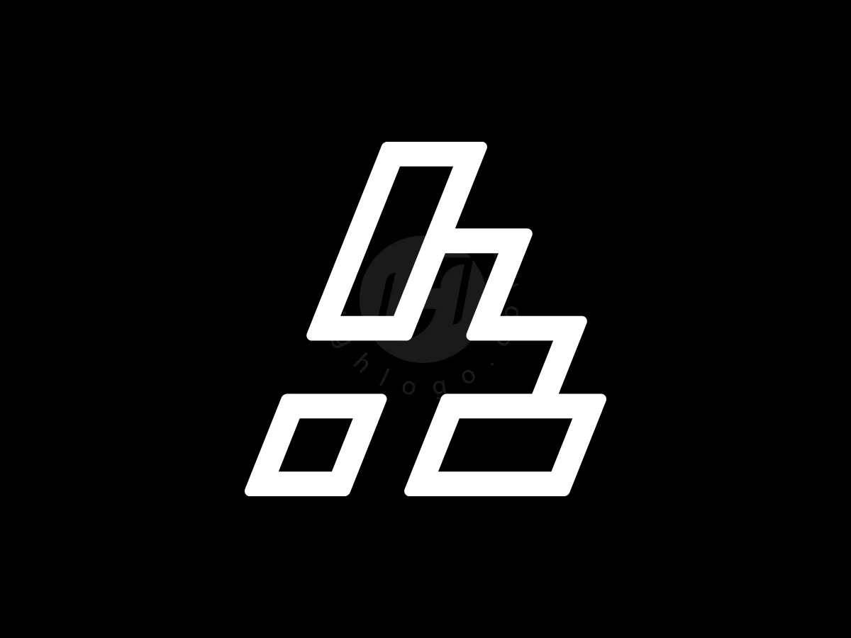 Letter L Logo With Medical Cross Shape In Line Style - preview 1