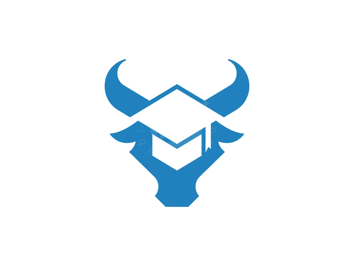 Bull Head Logo With Toga Hat Shape - Animal Logo design by Muhamad Adek for sale on Highlogo