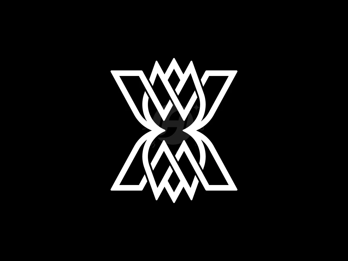 Letter X Flower Logo With A Modern Look - preview 1