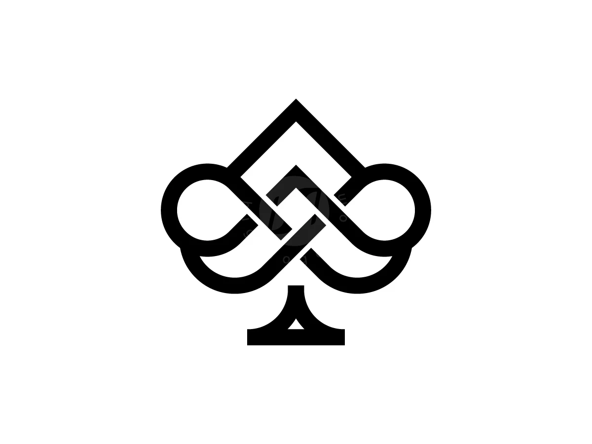 Infinity Ace Spade Logo With A Modern Look - preview 1