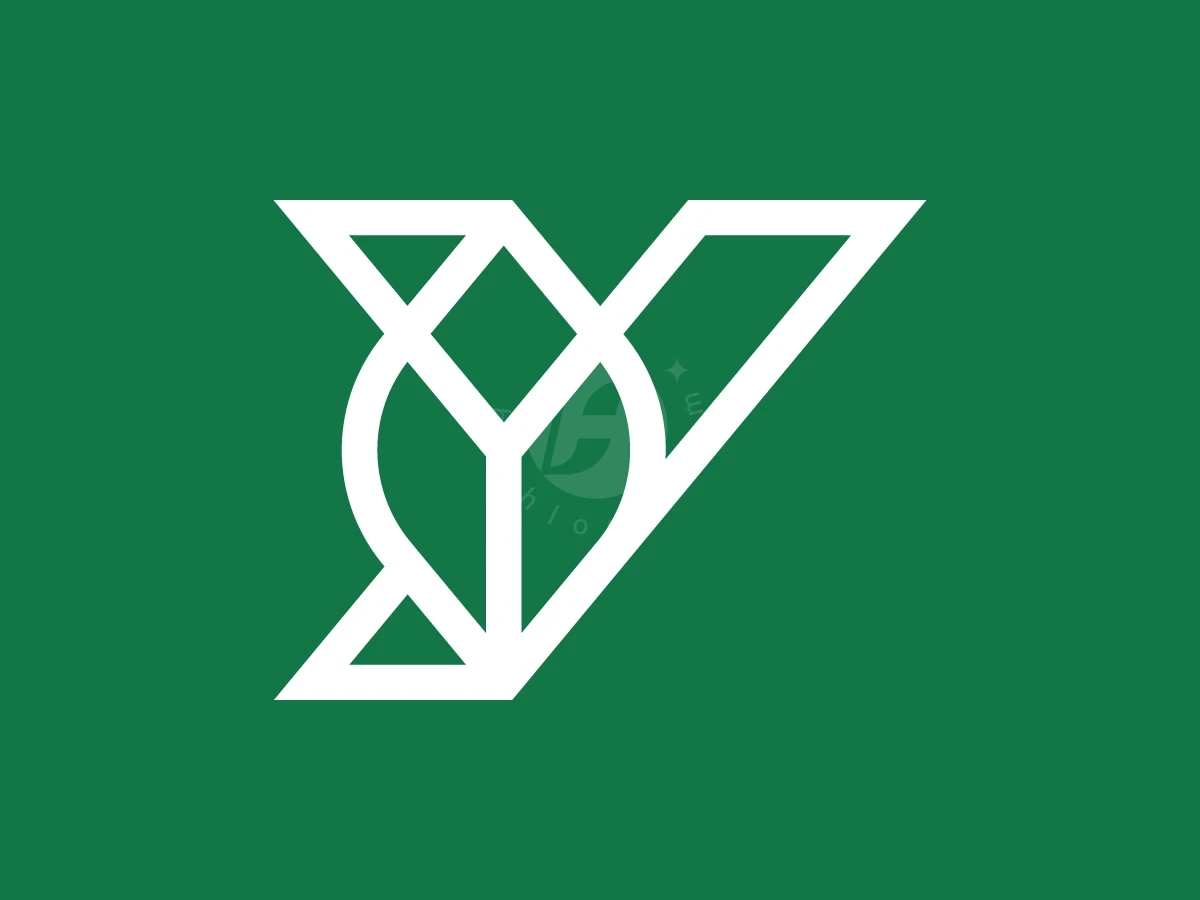 Letter Y Leaves Logo With A Modern Look - preview 1