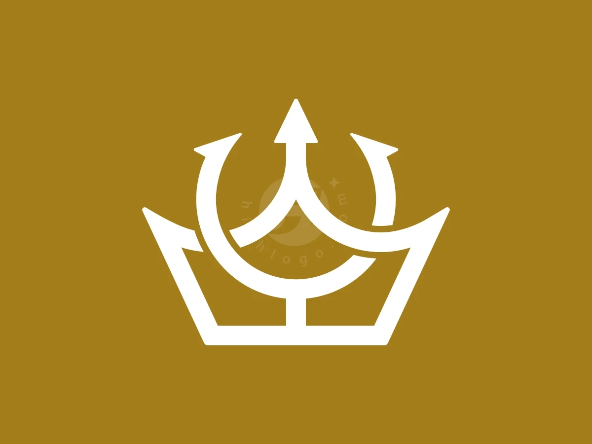 Crown Trident Logo With A Modern Look - preview 1