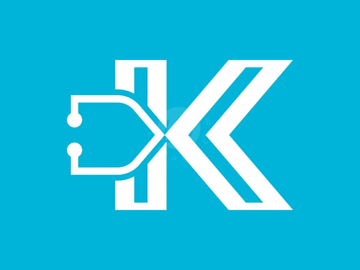 Letter K Stethoscope Logo With A Modern Look - preview 1