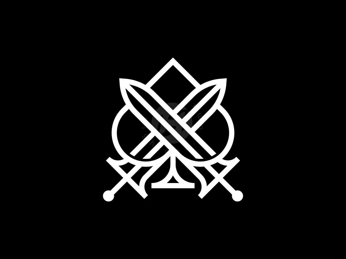 Ace Spade Sword Logo With A Modern Look - Technology Logo design by Muhamad Adek for sale on Highlogo