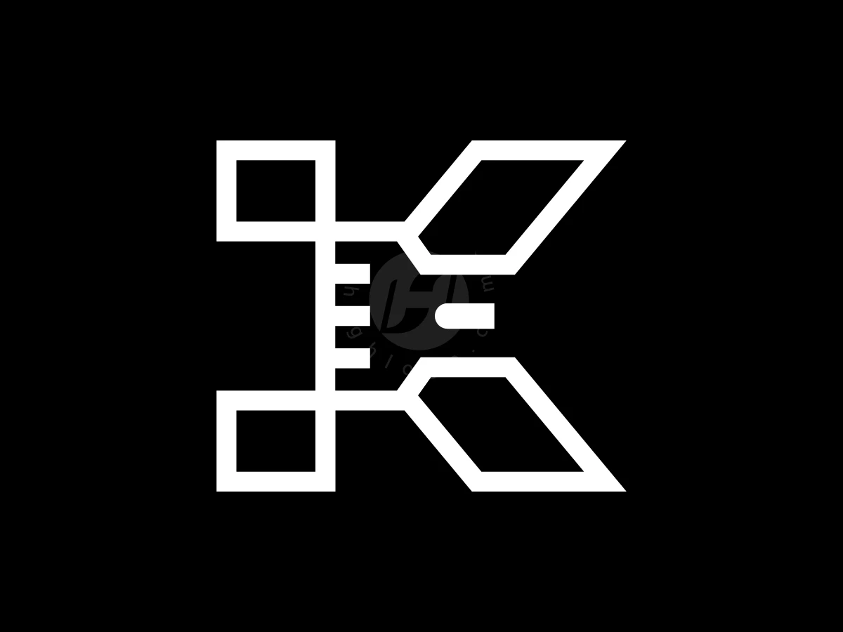 Letter K Castle Logo With A Modern Look - preview 1