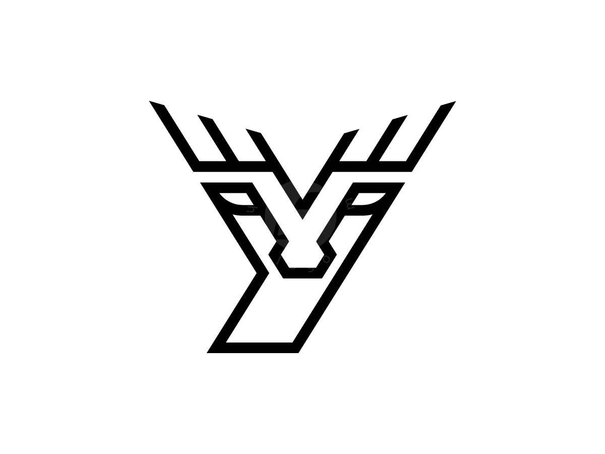 Letter Y Deer Head Logo With A Modern Look - preview 1