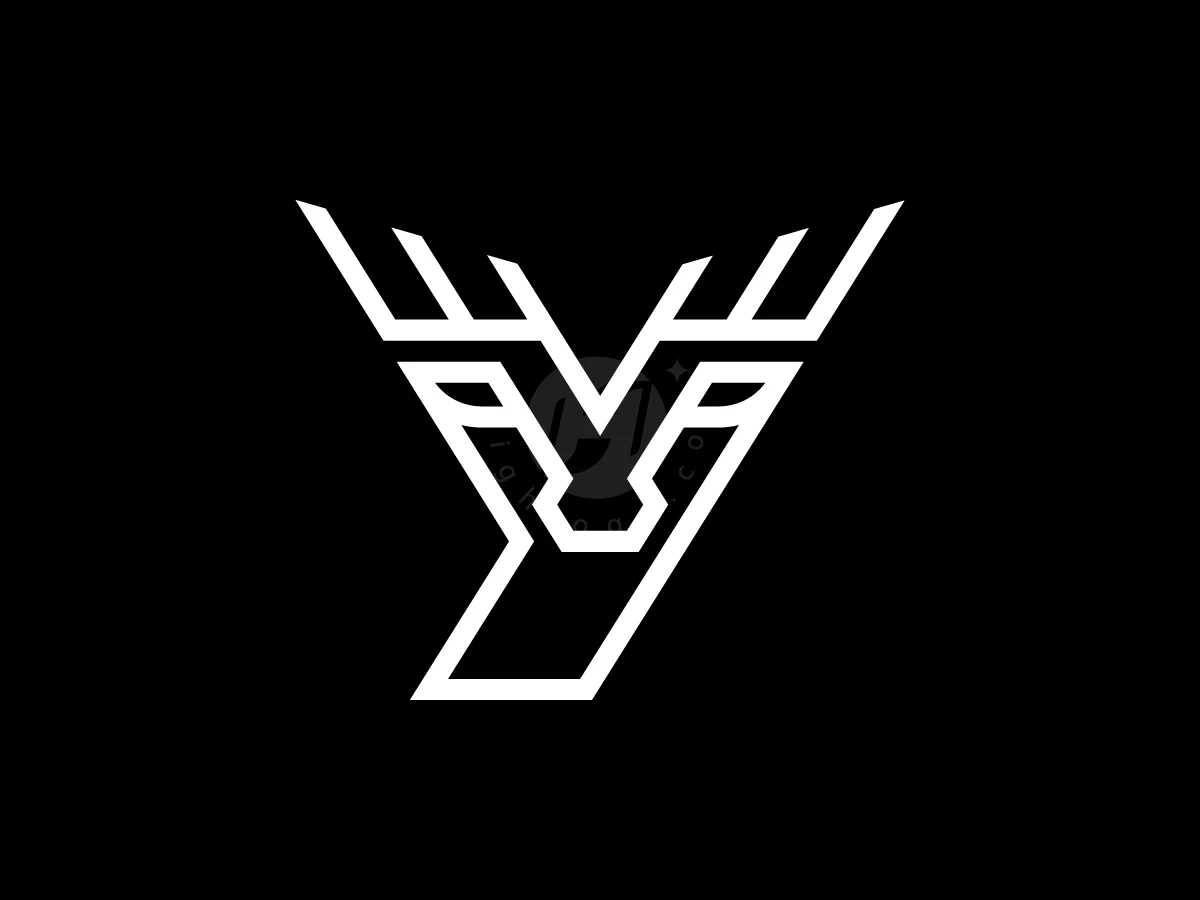 Letter Y Deer Head Logo With A Modern Look - Animal Logo design by Muhamad Adek for sale on Highlogo