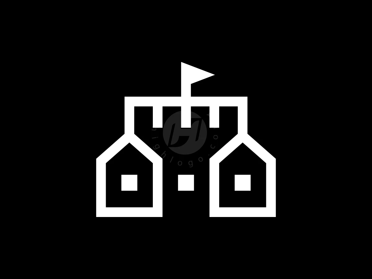House Castle Logo With A Modern Look - preview 1