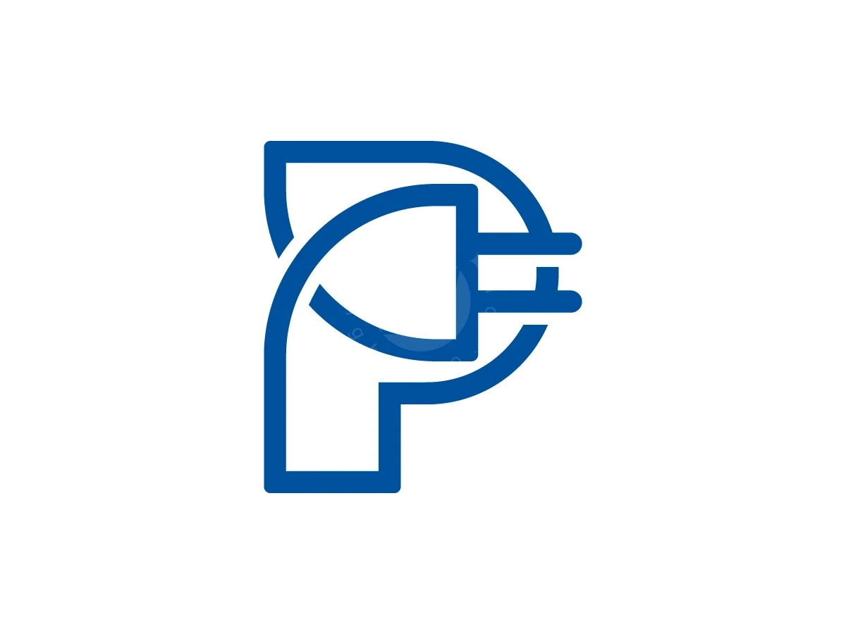 Letter P Plug Logo With A Modern Look - Technology Logo design by Muhamad Adek for sale on Highlogo