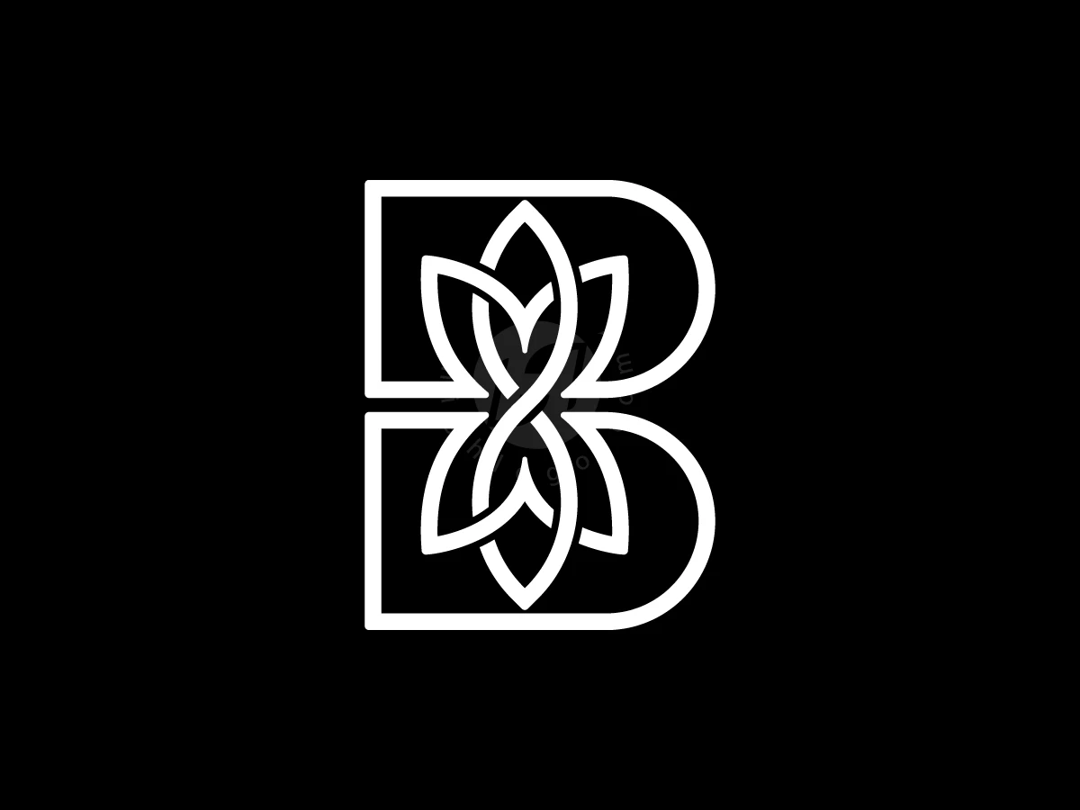 Letter B Lotus Flower Logo With A Modern Look - Beauty Logo design by Muhamad Adek for sale on Highlogo