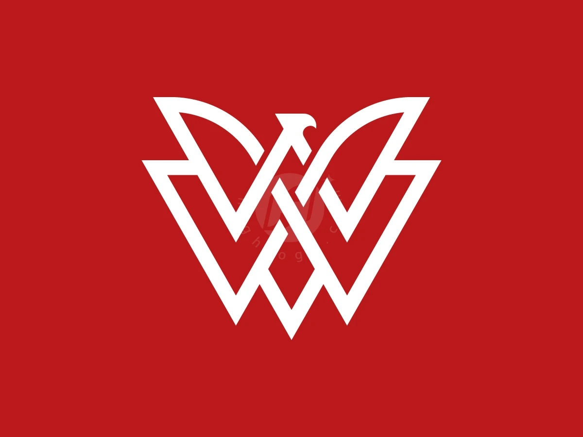 Letter W Eagle Logo With A Modern Look - preview 1
