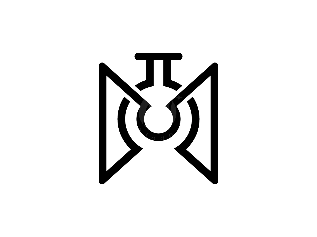 Letter M Laboratory Logo With A Modern Look - Technology Logo design by Muhamad Adek for sale on Highlogo