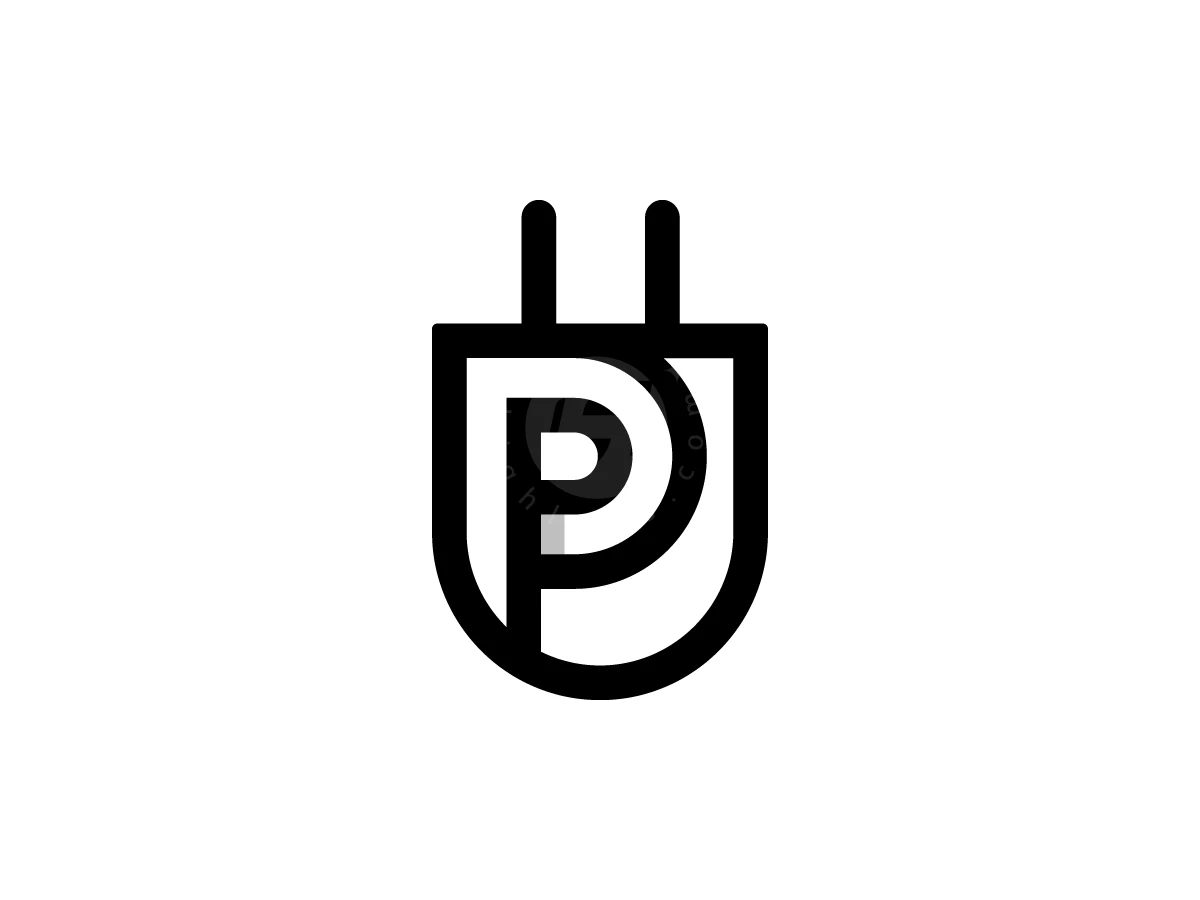 Letter P Plug Logo With A Modern Look - Technology Logo design by Muhamad Adek for sale on Highlogo