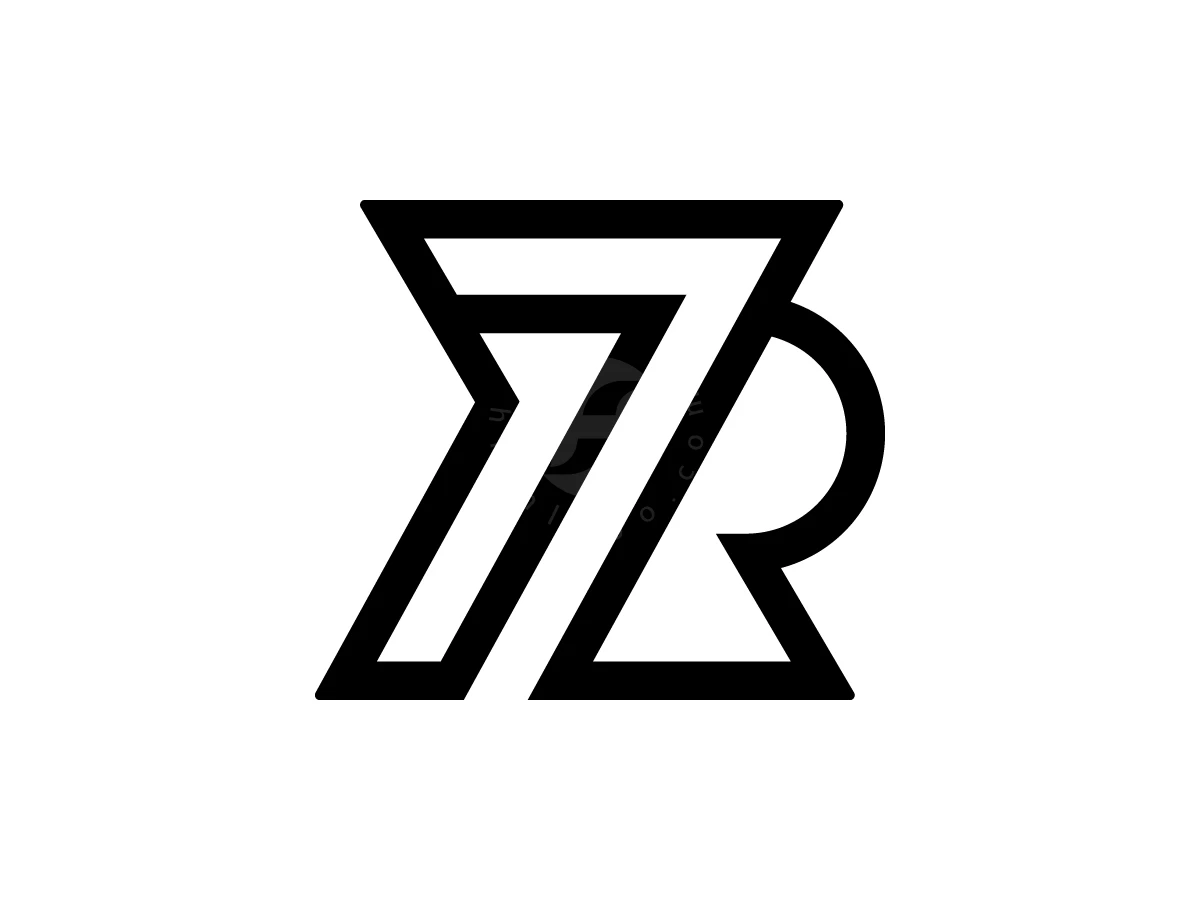 Letter R Seven Logo With A Modern Look - preview 1
